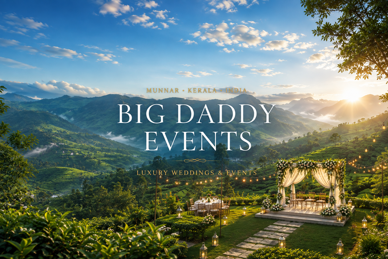 Big Daddy Events luxury destination event in Munnar Kerala