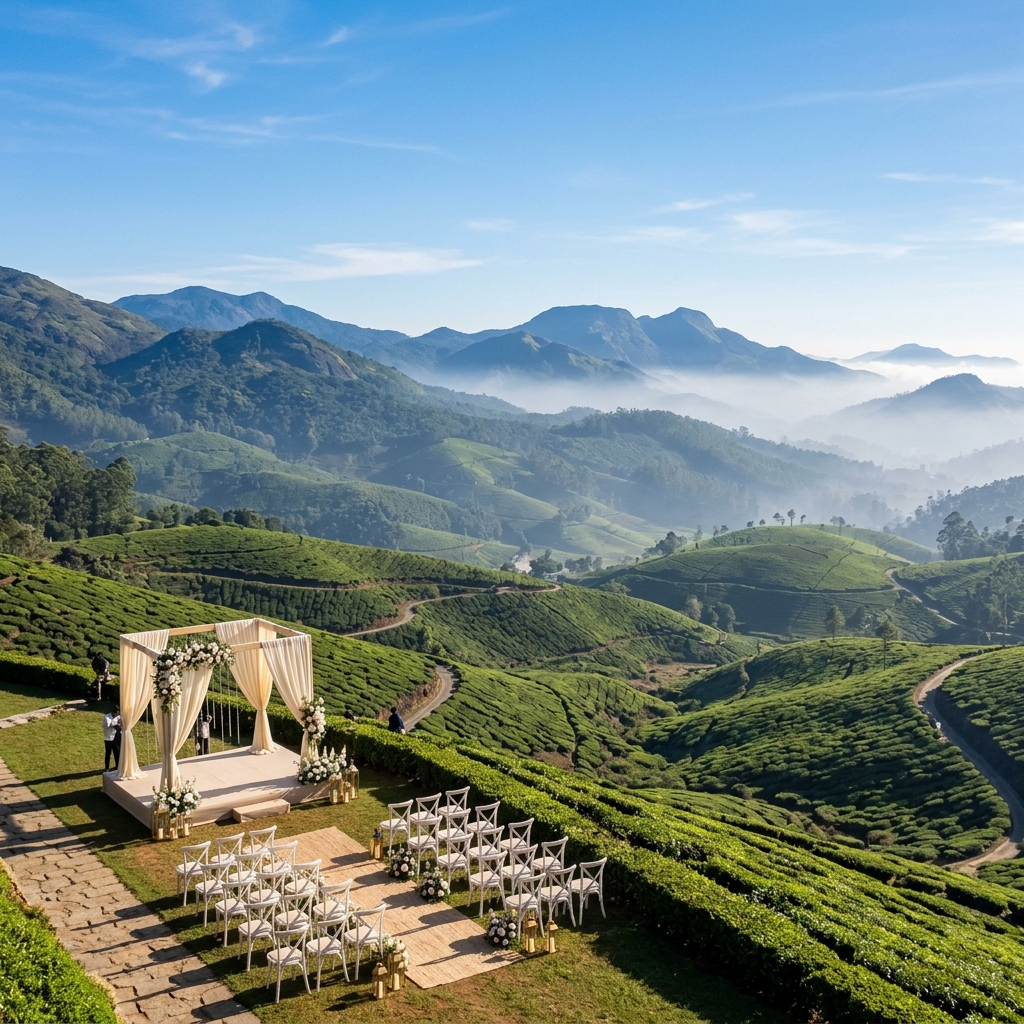 Munnar valley landscape