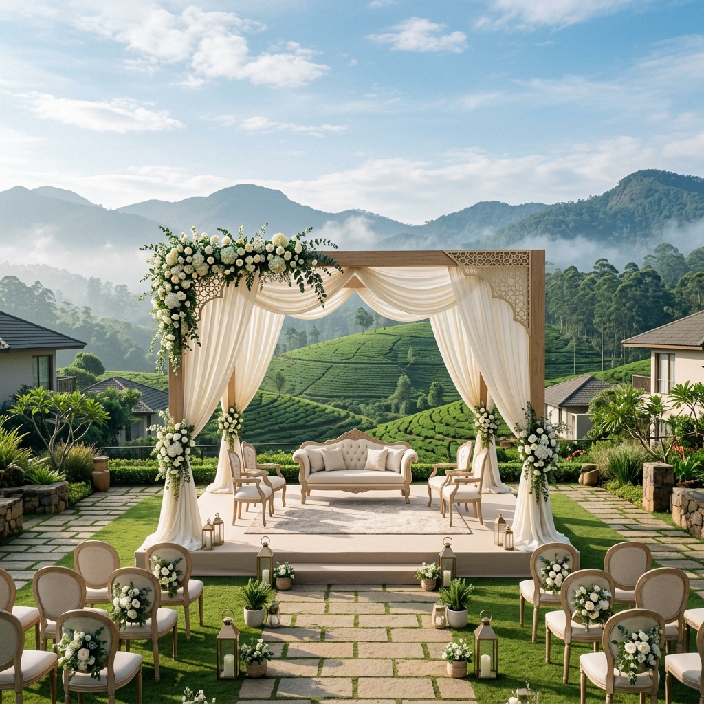Luxury Muslim destination wedding in Munnar